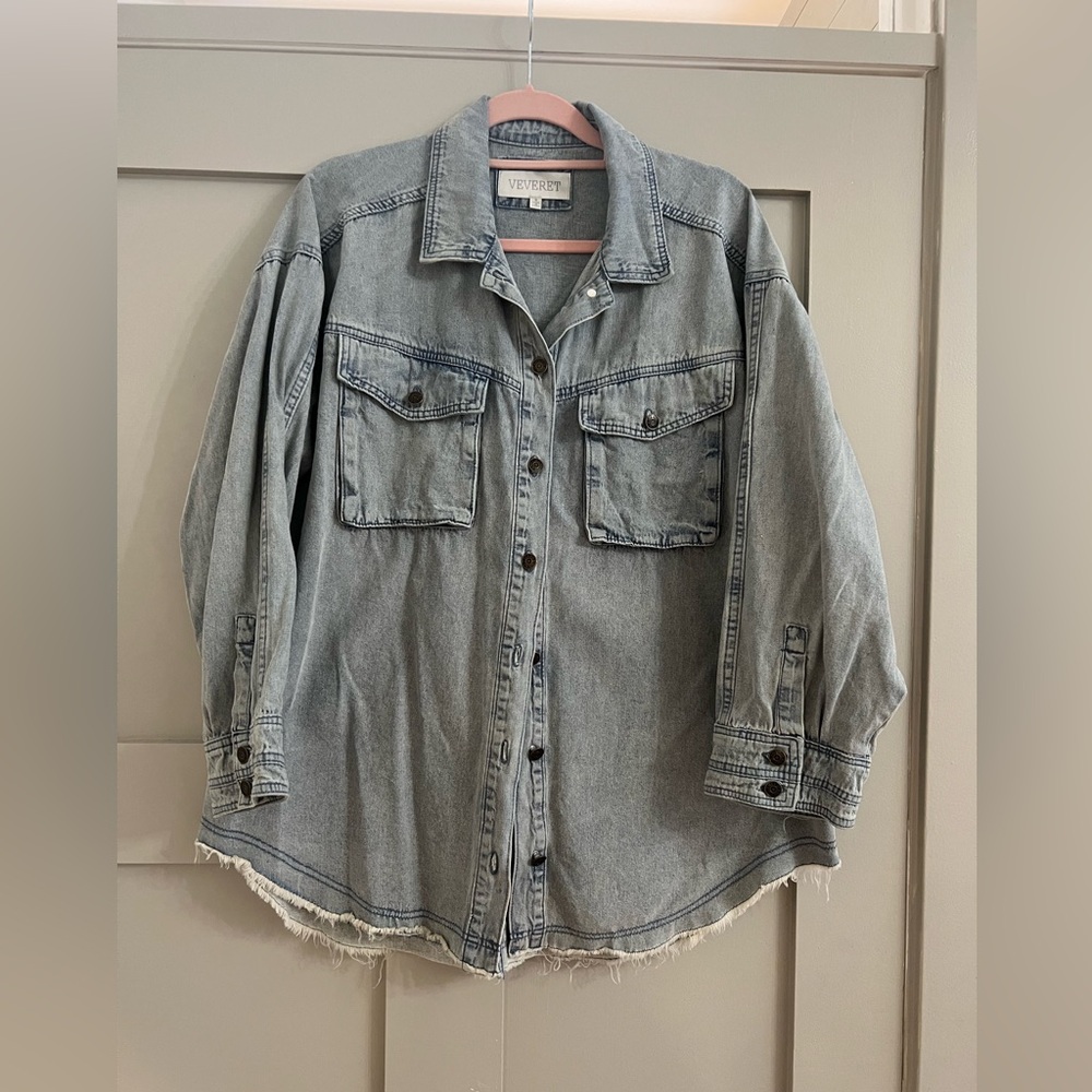 NWOT Denim Shirt Sz S